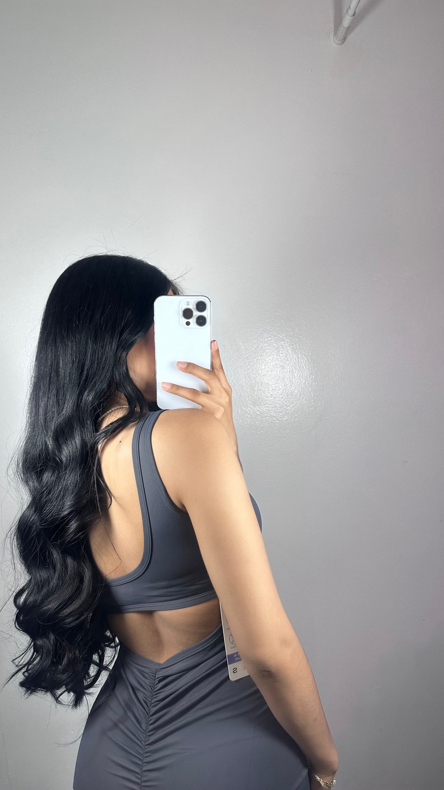 Grey flared bottoms romper