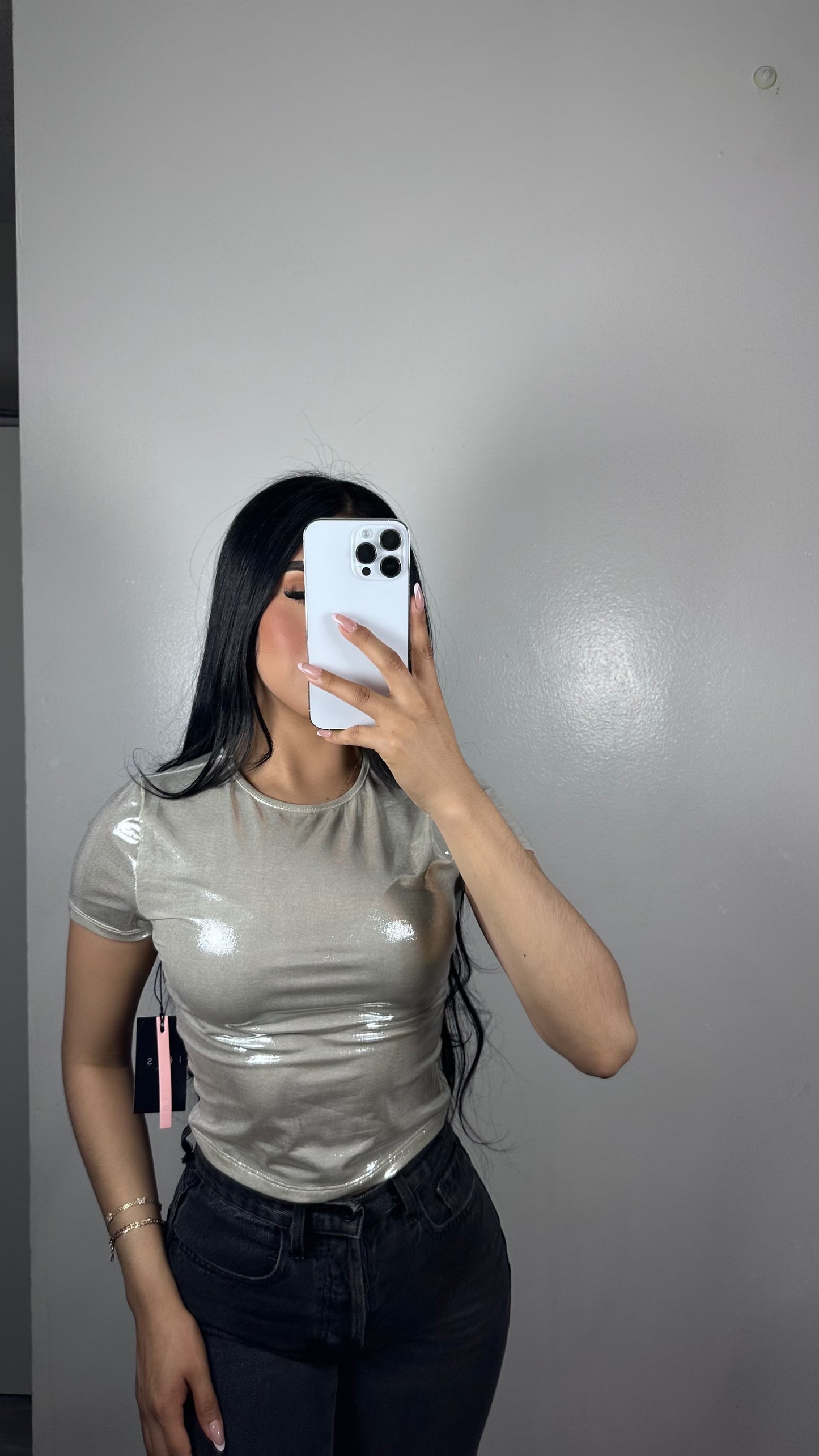 Metallic top