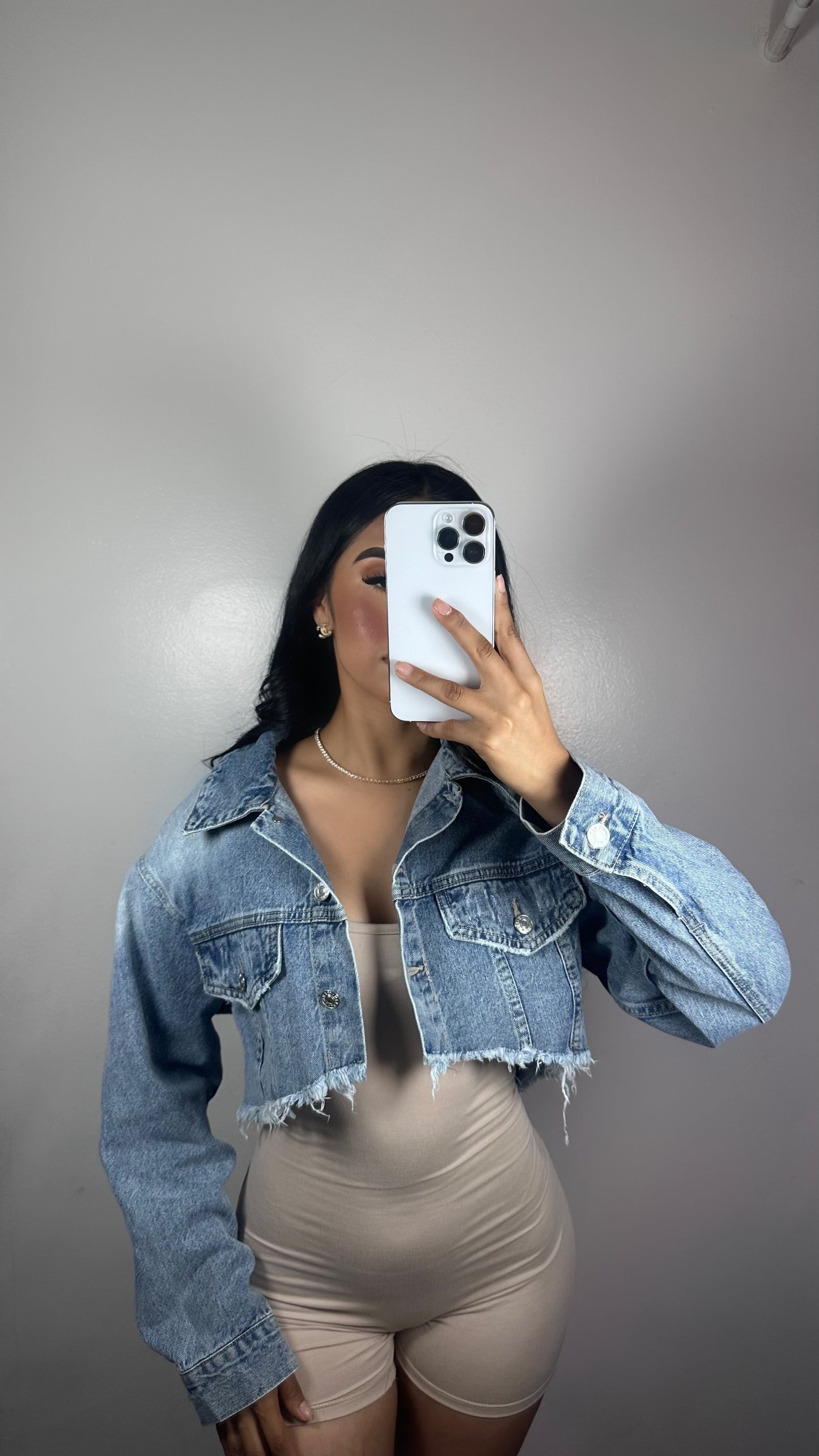 Blue denim jacket