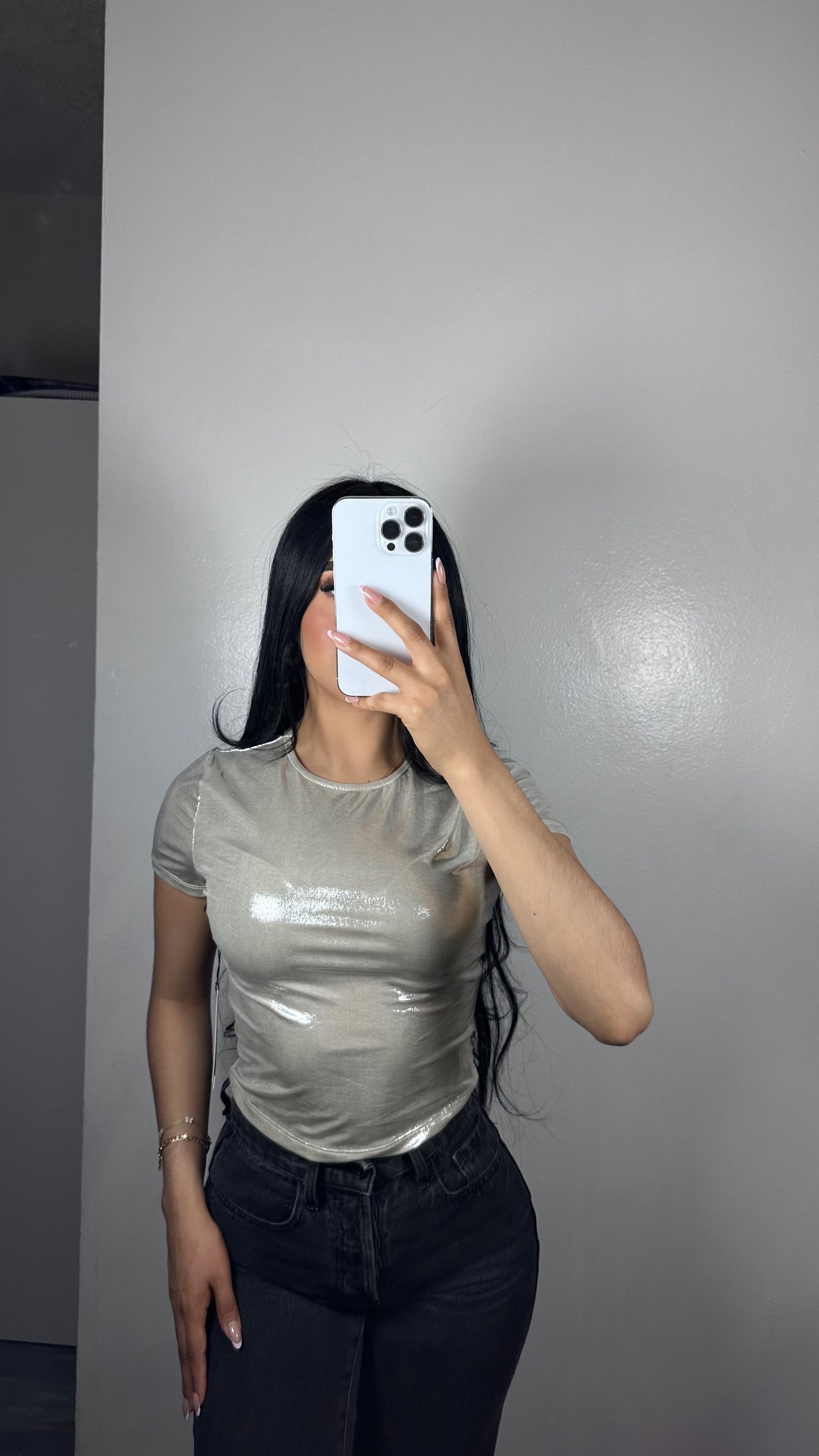 Metallic top