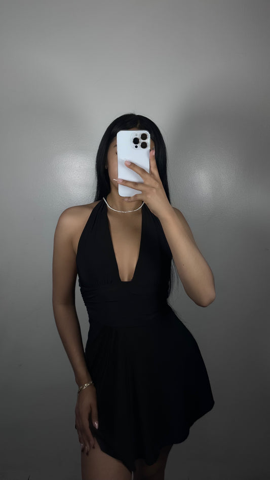 Black summer dress